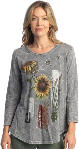 Jess & Jane Mineral Washed A-Line Tunic - M106 in Saudi Arabia