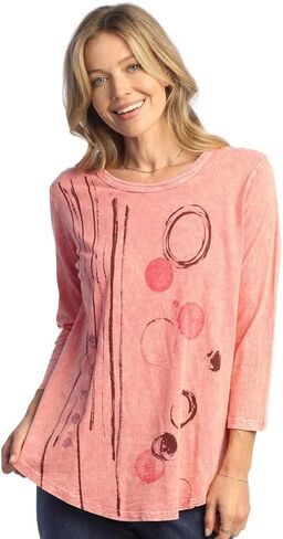 Jess & Jane Mineral Washed A-Line Tunic - M106 in Saudi Arabia