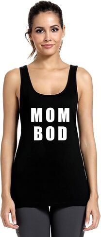 FANNOO Tank Tops for Women-Womens Funny Saying Fitness Workout Racerback Tank Tops Sleeveless Shirts in Saudi Arabia