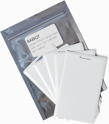 12 PCS T5577 Thick Smart Cards, Contactless 125khz RFID Rewritable Proximity Clamshell Weigand Prox Card, Compatible with 1386 1326 H10301 Format Readers and Keyless Entry Access Control Systems in Saudi Arabia