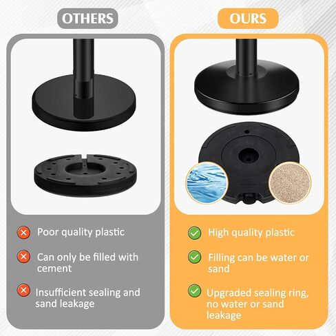 4 Pcs Crowd Control Stanchion, Stanchion with 6.6 Foot Retractable Belt Crowd Control Barriers, Easy Connect Assembly (Black) in Saudi Arabia
