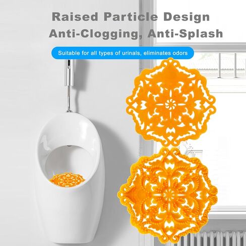 Urinal Screens Deodorizer 18 Pack, Fresh Scented Urinal Screen, Urinal Deodorizer, Anti Splash Scented Urinal Cakes for Home, School, Mall Restrooms in Kuwait