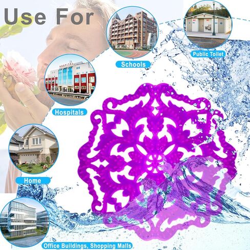 Urinal Screens Deodorizer 18 Pack, Fresh Scented Urinal Screen, Urinal Deodorizer, Anti Splash Scented Urinal Cakes for Home, School, Mall Restrooms in Kuwait