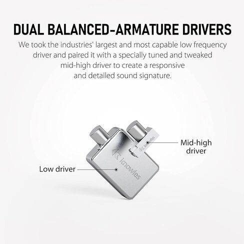 سماعة رأس Xvive T9 داخل الأذن، مشغلات محرك متوازن مزدوج، صوت واضح ومفصل، كابل قابل للفصل in Kuwait