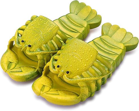 JOYEAR Lobster Flip Flops - Slipper & Slide Pool Beach Shower Shoes in Deep Red in Saudi Arabia