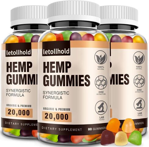 علكات القنب العضوي Edibles علكات صمغية متقدمة ذات قوة إضافية عالية الفعالية مصنوعة من زيت القنب الطبيعي للبالغين ومكملات منخفضة السكر مصنوعة في الولايات المتحدة الأمريكية (3 عبوات) in Kuwait