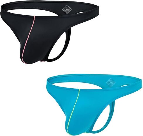 ZAIGGUT Men's Thong G-String Underwear Low Rise T-Back Under Bulge Pouch Sexy Thongs in Saudi Arabia