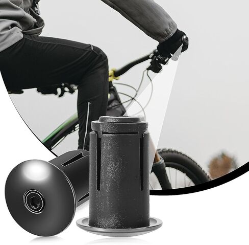 2 PCS Bike Handlebar End Caps Bike Handle Plug Aluminum Alloy Bike Handlebar Bar End Plugs Universal Styling Cap Expanding Adjustable Locking Caps for Mountain Bikes Road Bike in Saudi Arabia