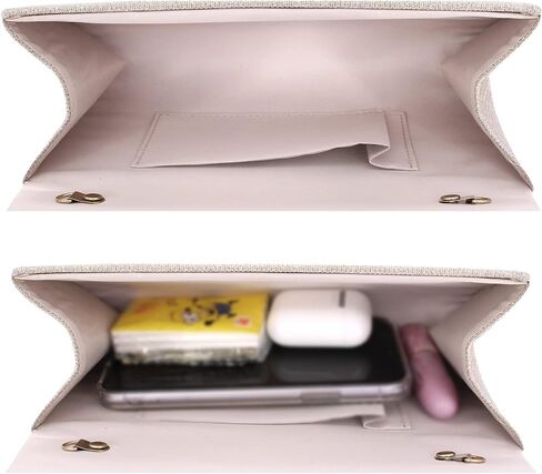 Naimo Flap Dazzling Clutch Bag Evening Bag With Detachable Chain in Kuwait