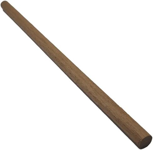 WDJIMLP Wood Pin Bar Locator Bar - الجوز والكرز والشيزو، 1/2 × 12 بوصة، لكتل ​​نحت الخشب المستديرة غير المكتملة، العصي الخشبية المستديرة، الخشب الصلب الطبيعي المجفف بالدبابيس (عبوة من 3) in Kuwait