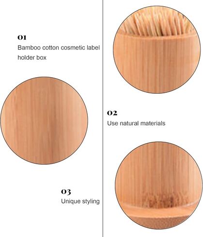 أصحاب المسواك الخيزران مسواك موزع حاوية علب خشبية قابلة لإعادة الاستخدام المسواك حامل لتصميم المنزل الفريد الديكور هدية غير عادية in Kuwait