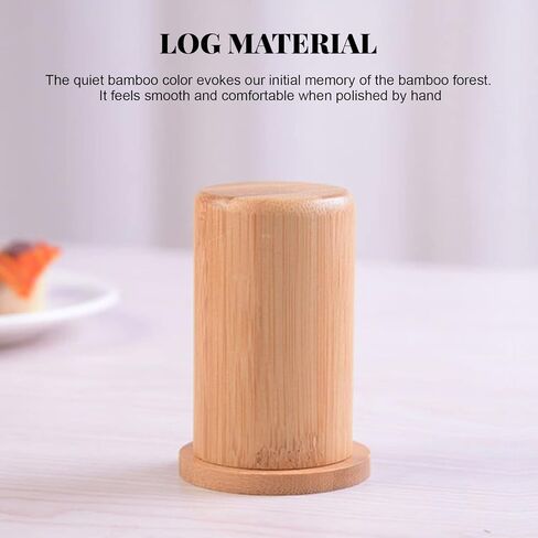 أصحاب المسواك الخيزران مسواك موزع حاوية علب خشبية قابلة لإعادة الاستخدام المسواك حامل لتصميم المنزل الفريد الديكور هدية غير عادية in Kuwait