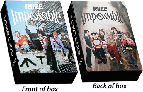 RIIZE Photocards Kpop RIIZE Impossible Album Photo Cards 55PCS RIIZING Lomo Cards Kpop Merch Gift for RIIZE Fans in Saudi Arabia