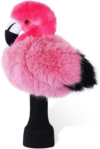 mytag Funny Golf Club Head Covers, Animal Plush Driver Headcover, Golf Headcover Fits Standard 460cc Driver Head in Saudi Arabia