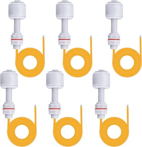 DP5200 Plastic PP Float Switch，6pcs DP5200 Vertical Float Fish Tank Liquid Water Level Sensor Switch for Bilge Pump Water Tank Aquarium in Saudi Arabia