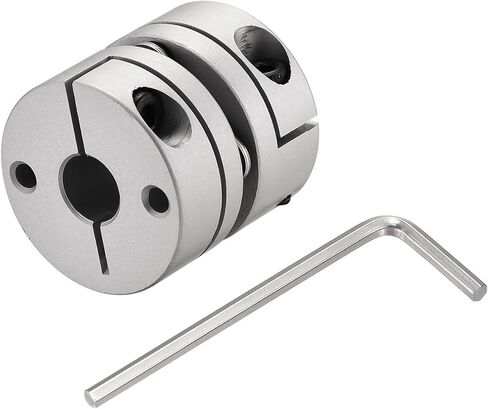 uxcell 8mm to 8mm Bore One Diaphragm Motor Wheel Flexible Coupling Joint M3 Wrench 1 Set in Saudi Arabia