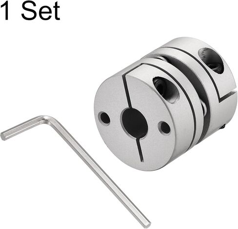 uxcell 8mm to 8mm Bore One Diaphragm Motor Wheel Flexible Coupling Joint M3 Wrench 1 Set in Saudi Arabia