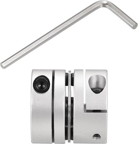 uxcell 8mm to 8mm Bore One Diaphragm Motor Wheel Flexible Coupling Joint M3 Wrench 1 Set in Saudi Arabia