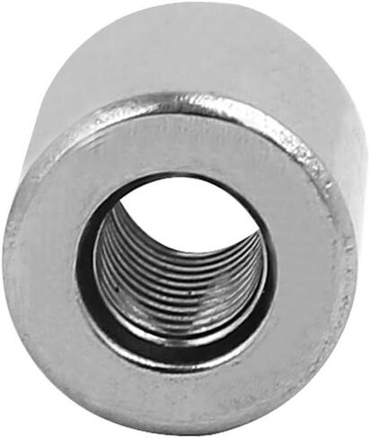 uxcell M6 Round Connector Nuts, 304 Stainless Steel Coupling Nut 14.0mm/0.55inch Length,Pack of 5 in Saudi Arabia