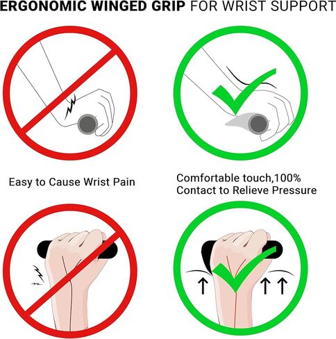 Himiway Bike Handlebar Grips, Ergonomic Bike Grips, Lock on Rubber Bicycle Handle Grip, Non-Slip Comfort Bike Grip Protector for E-Bike Scooter Foldable Bicycle in Kuwait