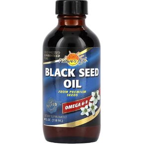 Nature’s Life Black Seed Oil, Cold-Pressed Black Cumin Seed Oil - Joint, Digestive Health, and Immune Support - Lab Verified, 60-Day Money-Back Guarantee - 23 Servings, 4 Fl. Oz.