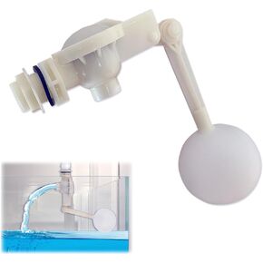 صمام تعويم، 1/2 بوصة صمام تعويم مياه قابل للتعديل، صمام تعويم بلاستيكي للتحكم في مستوى المياه أوتوماتيكيًا بالكامل، وحدة تحكم أوتوماتيكية في مستوى المياه لخزان المياه، حمامات السباحة، أحواض الماشية، مضخة المياه، حوض المياه. in Kuwait