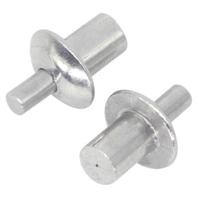 Aluminum Core Rivets with Round Head(50/120Pcs) New Drive Rivets,Knock Type Expansion Aluminum Rivets,Half Round Head Aluminum Core Rivets (120PCS)