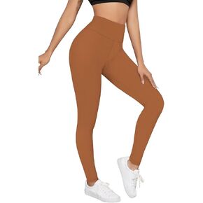 Hybrid & Company Women's High Waisted Yoga Active Tight Running Biker Gym Shorts & Full Length Leggings