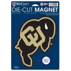 University Colorado Buffaloes 6" x 9" Inch Die-Cut Logo Magnet Sheet