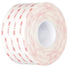 3M VHB Heavy Duty Mounting Tape 4950, 2" x 5 yards, White, Double-Sided, Permanent, High Strength, Long-Term Durability