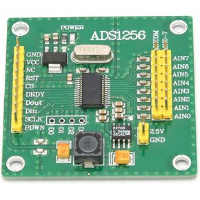 Analog to Digital Conversion Module 8 Channel 24 Bit High Accuracy ADC Signal Acquisition Board Convert Analog Signals to Digital Signals