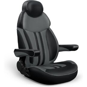 Leader Accessories High Back Luxury Reclining Pontoon Captains Chair Bucket Boat Seat Yacht Seat with Armrests