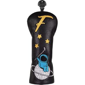 Astronaut Series Golf Headcovers, Synthetic Leather Golf Head Covers for Driver, Fairway Wood and Hybrid, Golf Putter Covers for Mallet and Blade in Saudi Arabia