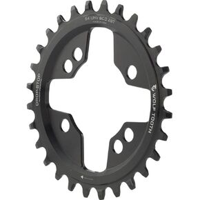Wolf Tooth 64 BCD Mountain Bike Chainring (28 Tooth Universal, Drop-Stop A, MTB)
