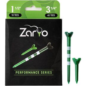 Golf Tees 3 1/4 with Golf Tees 1 1/2 inch Combo, Plastic Golf Tees - Near Unbreakable - 50 Count