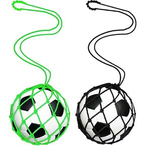 شبكة كرة قدم سولو كيكر ومساعدة تدريب مثالية للأطفال والشباب والكبار تناسب الكرة مقاس 3 4 5 شبكة شعوذة لمدرب بنجي in Kuwait