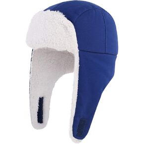 قبعة شتوية للأطفال الصغار من المنزل تفضل قبعة أطفال محبوكة دافئة مع قبعة صياد الأذن in Kuwait