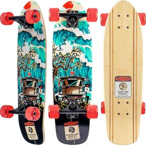 Sector 9 Unisex Bambino Shorebreak Complete Cruiser, Adult, Multi, 26.5