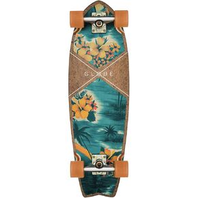 GLOBE Skateboards Globe Sun City Complete Cruiser Complete Skateboard, Coconut/Hawaiian, 30"
