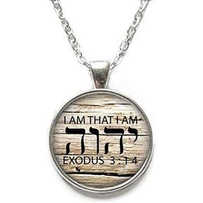 Tetragrammaton Symbol Necklace,Jehovah's Symbol Pendant,Jehovah's Gift,Gift for Coworker,for him,Art Gifts,for Her,TAP335