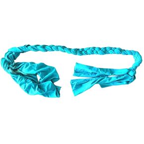 MedTool Braid-in Horse Tail Bag Durable Long with Drawstring Top (Sky Blue)