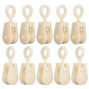 Plastic Pulley Mini for Wire Amateur Radio Loop Antennas, DIY School Pulley Frame Project, Small Light 10PCS