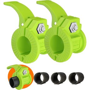 Barbell Clips 1 inch I Multi-Size Adjustable Barbell Collar I 1 inch Barbell ClampsIQuick Release Weight Clips Pair of Locking for Dumbbell Bar (Black 0.9-1.18inch)