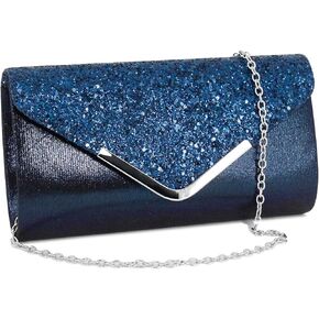 Naimo Women's Sequin Evening Purse Wedding Party Clutch Bag
