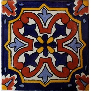 6x6 4 pcs Picota Talavera Mexican Tile