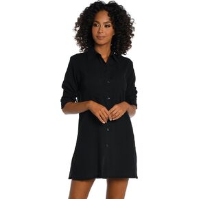 رداء سباحة La Blanca Women's Camp Shirt Cover Up Swimwear Cover Up in Kuwait