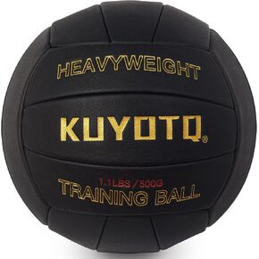 1.1LBS Weighted Heavy Volleyball - Serve Trainer Setter Volleyball Training Ball Equipment Official Size 5, Microfiber Composite Leather Construction - Soft Grip, Durable(Deflated)