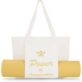 Yoga, Yoga Bag, Yoga Mat Bag, Yoga Mat Holder, Yoga Mat Bag Carrier, Yoga Accessories for Women,Tote Bag with Yoga Mat Carrier for Office, Workout, Pilates, Travel, Beach and Gym in Saudi Arabia