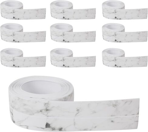 Caulk Tape Sealant Strip, Waterproof Self Adhesive Caulking Tape, Bath and Kitchen Sink Tub and Wall Sealing Tape for Kitchen Countertop, Toilet, Bathtub Floor Wall Edge Protector (1 White) in Saudi Arabia