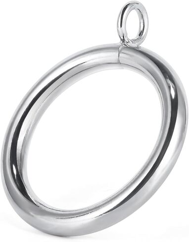 Thick Metal Curtain Rings,1.5-Inch Inner Diameter, 0.24-Inch Wire Diameter Fit up 1.2-inch Rod (Black-40pcs) in Saudi Arabia